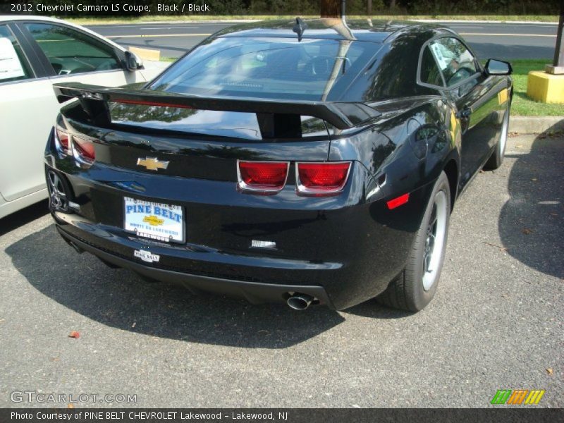 Black / Black 2012 Chevrolet Camaro LS Coupe