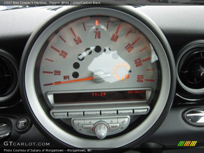 Pepper White / Grey/Carbon Black 2007 Mini Cooper S Hardtop