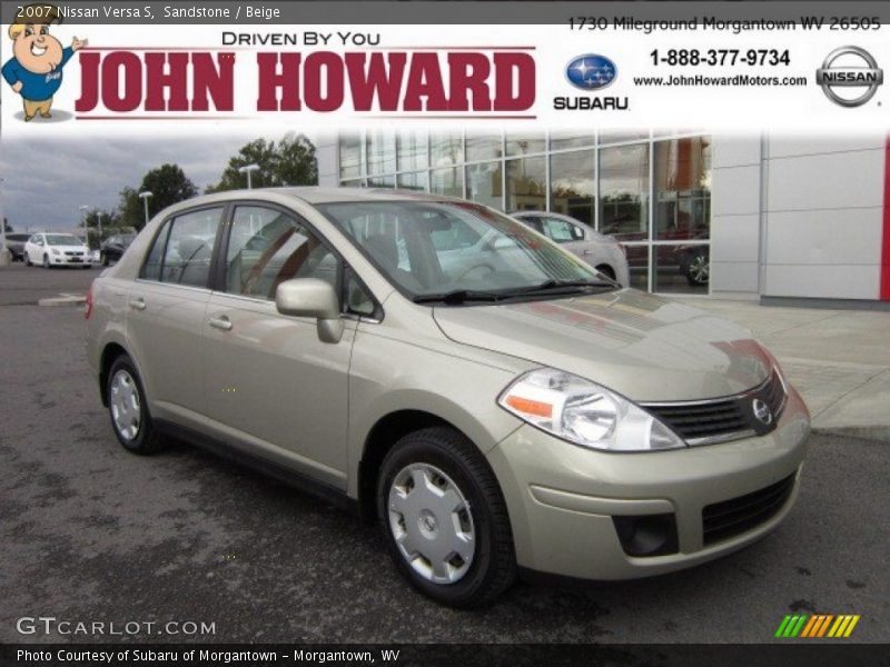 Sandstone / Beige 2007 Nissan Versa S