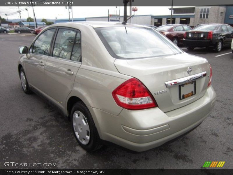 Sandstone / Beige 2007 Nissan Versa S
