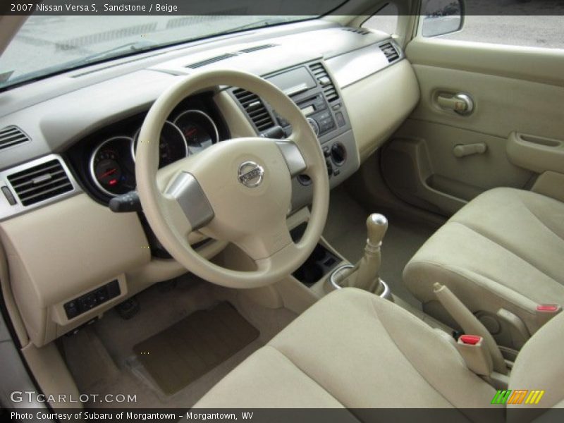 Sandstone / Beige 2007 Nissan Versa S