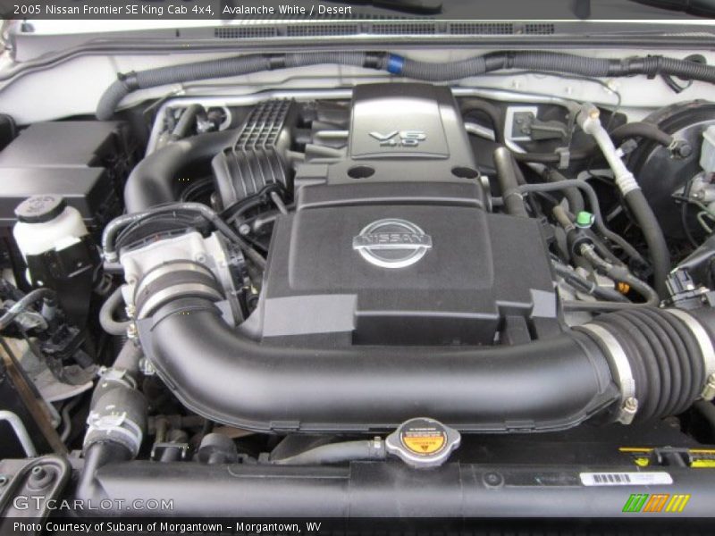 Avalanche White / Desert 2005 Nissan Frontier SE King Cab 4x4