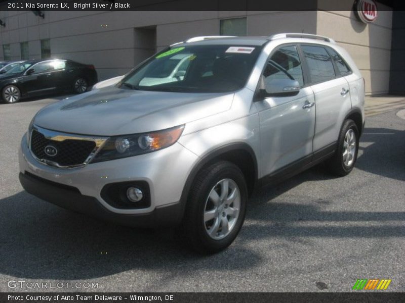 Bright Silver / Black 2011 Kia Sorento LX