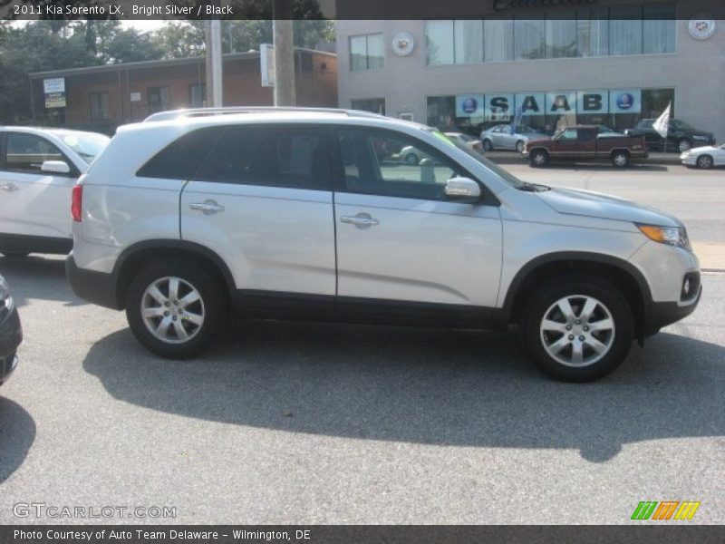 Bright Silver / Black 2011 Kia Sorento LX