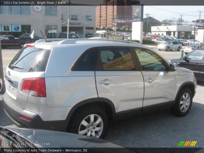 Bright Silver / Black 2011 Kia Sorento LX