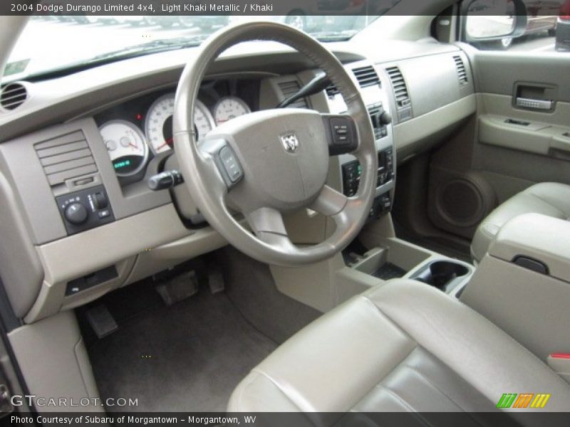 Light Khaki Metallic / Khaki 2004 Dodge Durango Limited 4x4