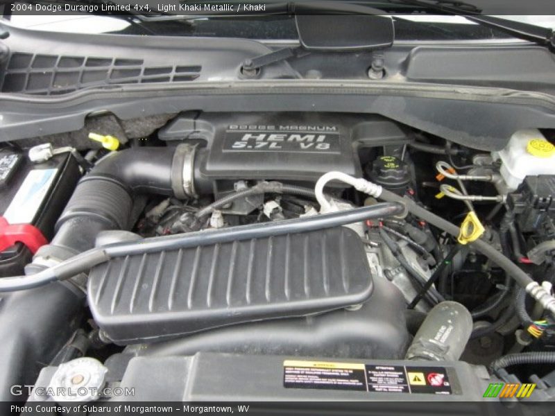 Light Khaki Metallic / Khaki 2004 Dodge Durango Limited 4x4