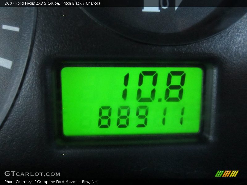 Pitch Black / Charcoal 2007 Ford Focus ZX3 S Coupe