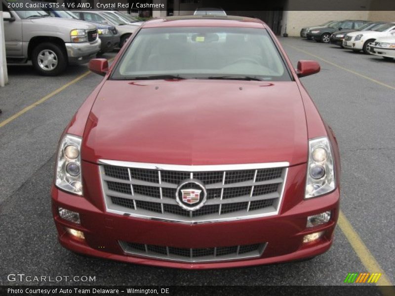 Crystal Red / Cashmere 2008 Cadillac STS 4 V6 AWD