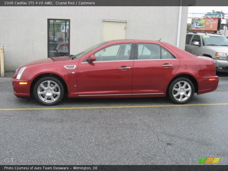 Crystal Red / Cashmere 2008 Cadillac STS 4 V6 AWD