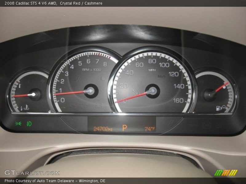  2008 STS 4 V6 AWD 4 V6 AWD Gauges