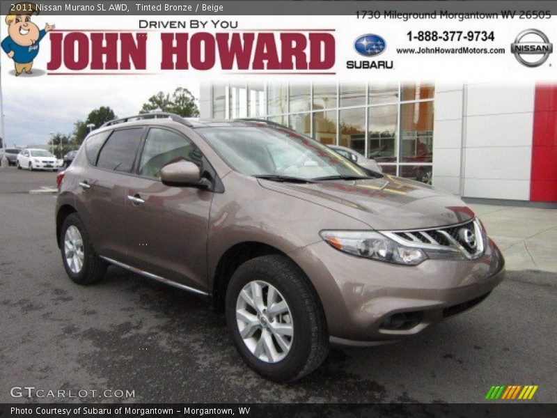 Tinted Bronze / Beige 2011 Nissan Murano SL AWD