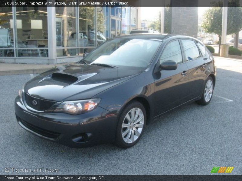 Dark Gray Metallic / Carbon Black 2008 Subaru Impreza WRX Wagon