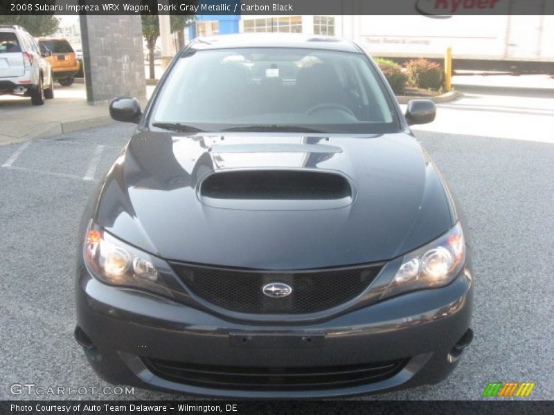 Dark Gray Metallic / Carbon Black 2008 Subaru Impreza WRX Wagon