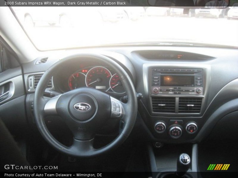 Dark Gray Metallic / Carbon Black 2008 Subaru Impreza WRX Wagon