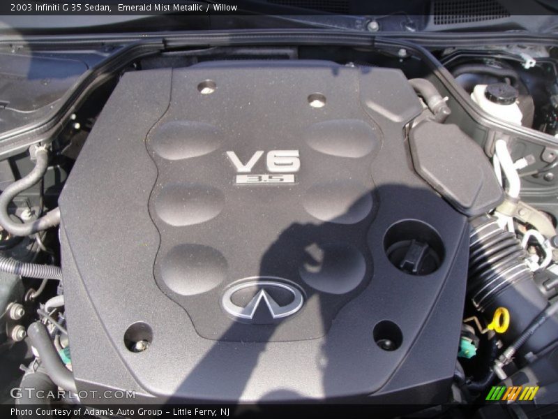Emerald Mist Metallic / Willow 2003 Infiniti G 35 Sedan