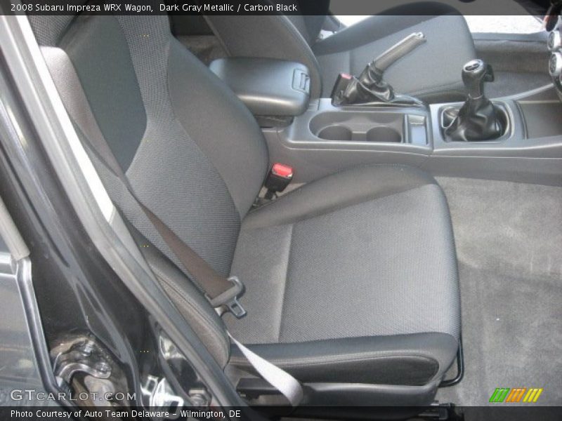 Dark Gray Metallic / Carbon Black 2008 Subaru Impreza WRX Wagon