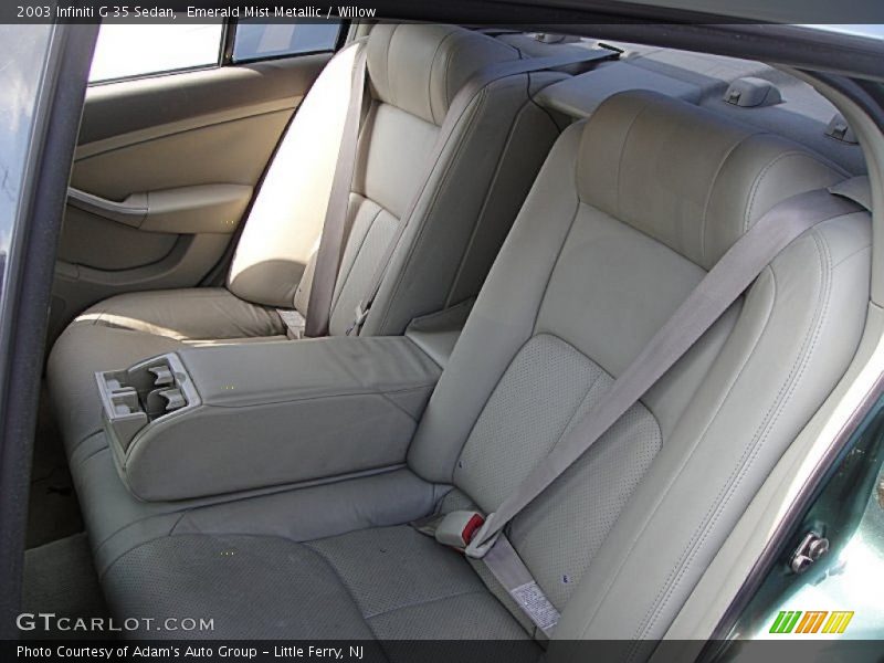 Emerald Mist Metallic / Willow 2003 Infiniti G 35 Sedan