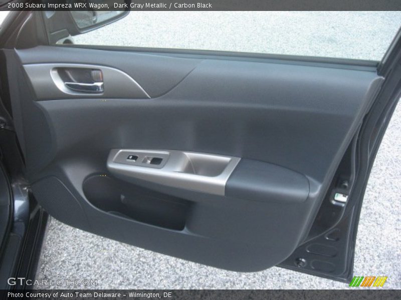Dark Gray Metallic / Carbon Black 2008 Subaru Impreza WRX Wagon