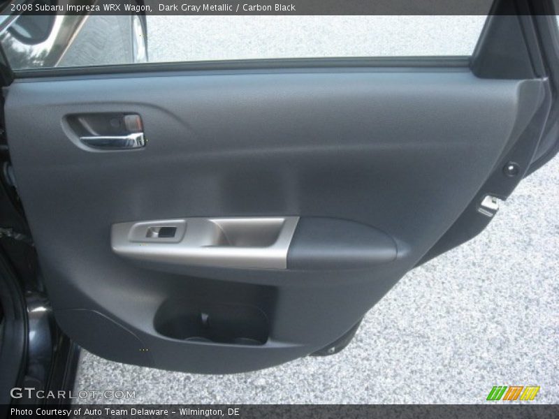 Dark Gray Metallic / Carbon Black 2008 Subaru Impreza WRX Wagon