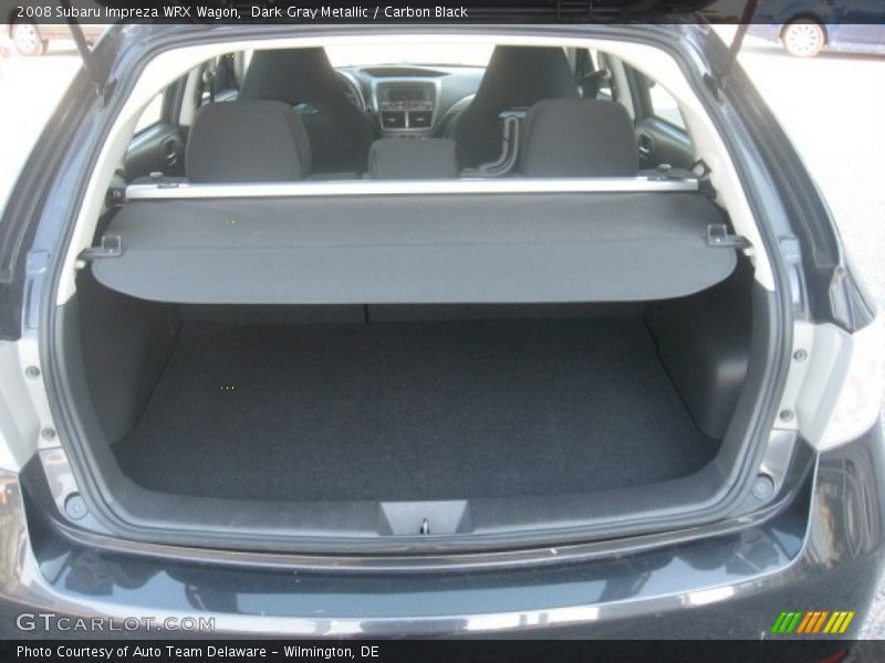 Dark Gray Metallic / Carbon Black 2008 Subaru Impreza WRX Wagon