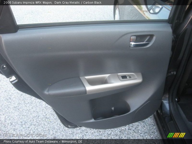 Dark Gray Metallic / Carbon Black 2008 Subaru Impreza WRX Wagon