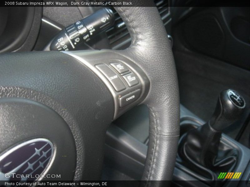 Dark Gray Metallic / Carbon Black 2008 Subaru Impreza WRX Wagon