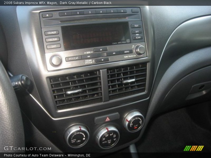 Dark Gray Metallic / Carbon Black 2008 Subaru Impreza WRX Wagon
