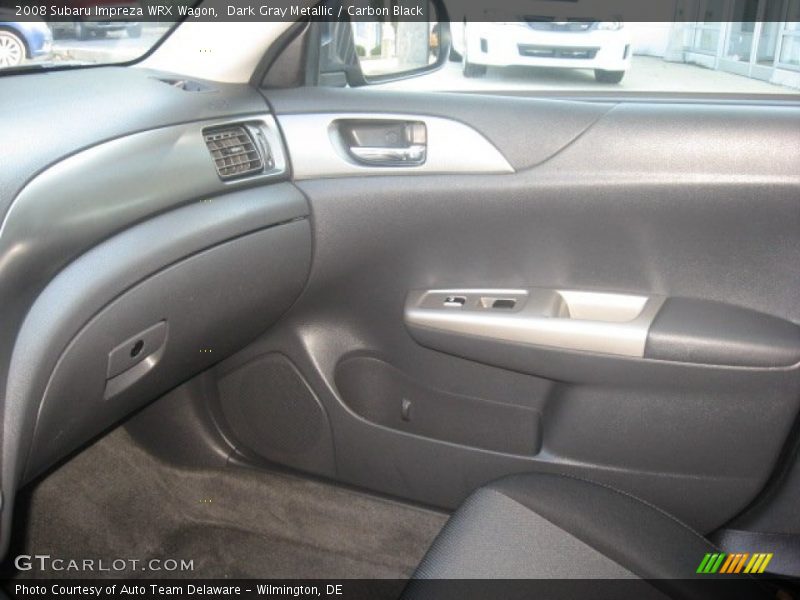 Dark Gray Metallic / Carbon Black 2008 Subaru Impreza WRX Wagon