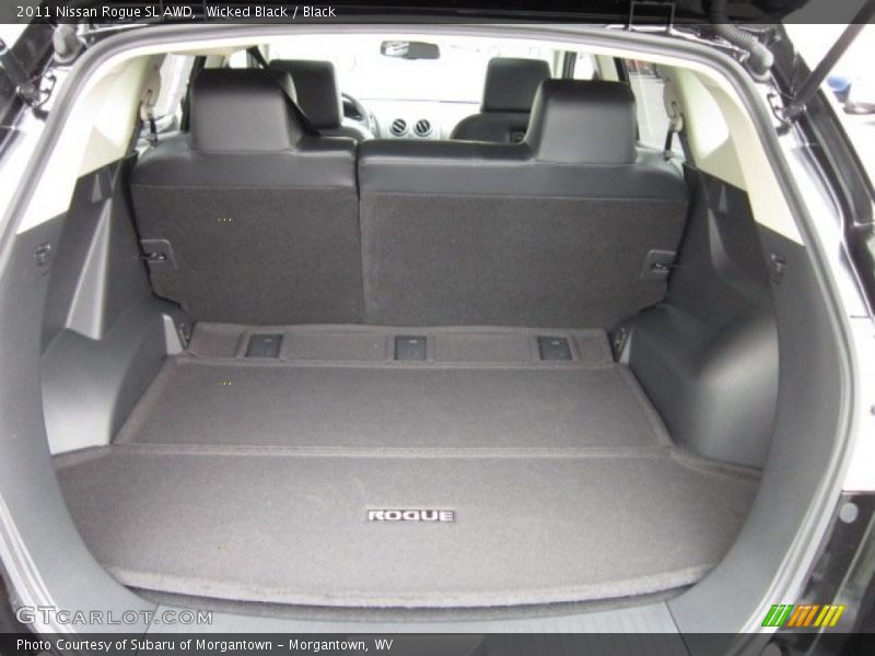 Wicked Black / Black 2011 Nissan Rogue SL AWD