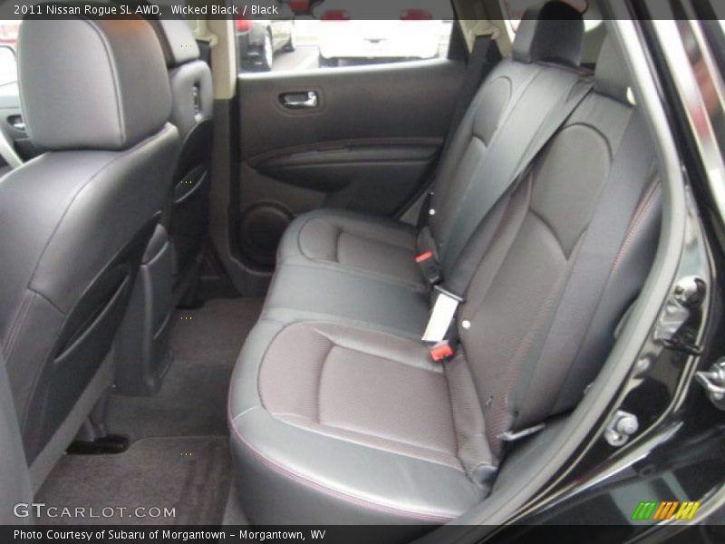 Wicked Black / Black 2011 Nissan Rogue SL AWD