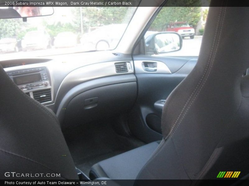 Dark Gray Metallic / Carbon Black 2008 Subaru Impreza WRX Wagon
