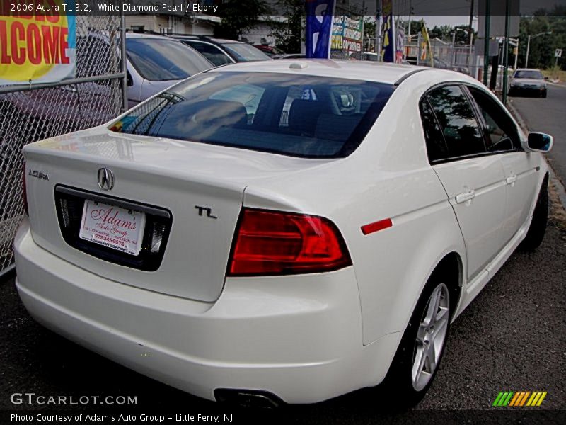 White Diamond Pearl / Ebony 2006 Acura TL 3.2