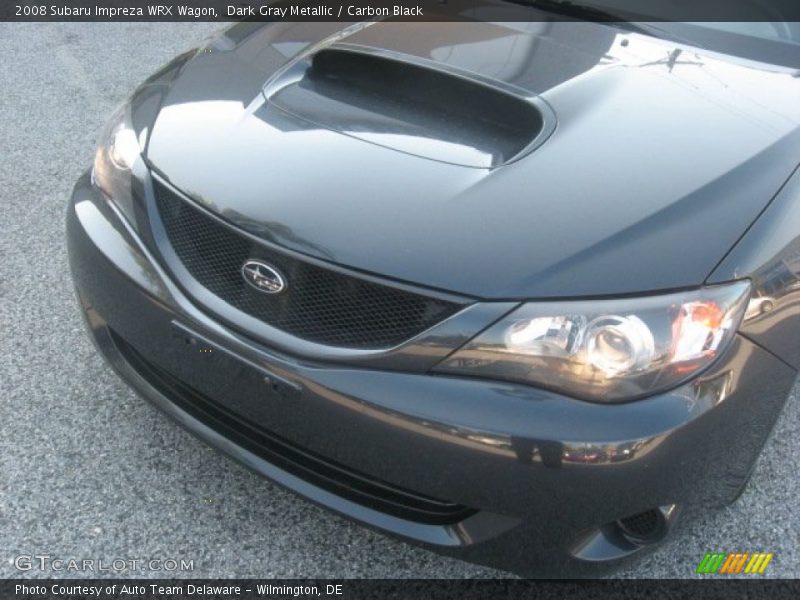 Dark Gray Metallic / Carbon Black 2008 Subaru Impreza WRX Wagon