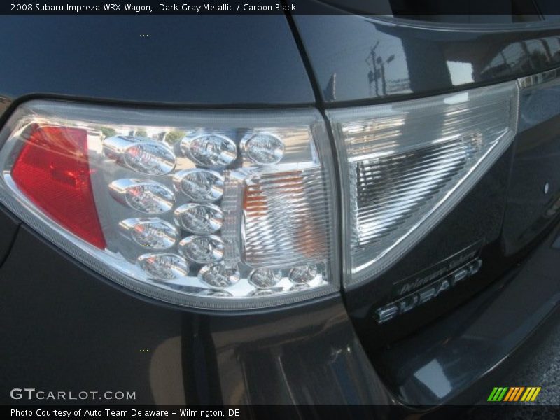 Dark Gray Metallic / Carbon Black 2008 Subaru Impreza WRX Wagon