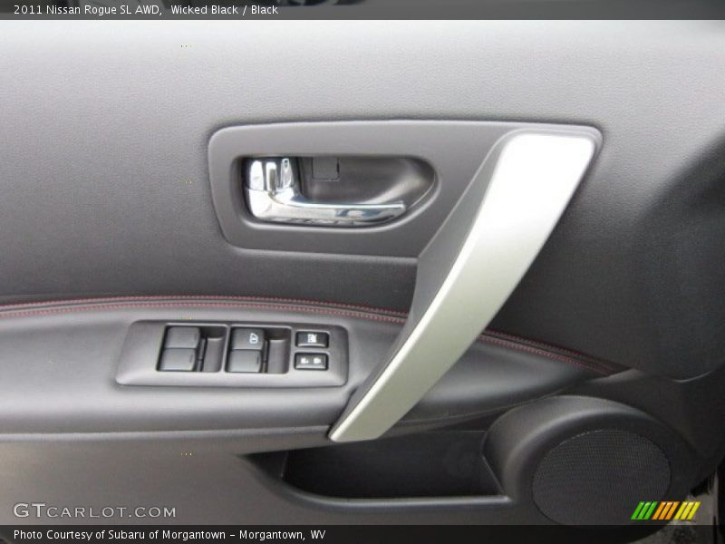 Wicked Black / Black 2011 Nissan Rogue SL AWD