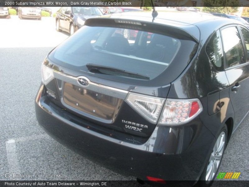 Dark Gray Metallic / Carbon Black 2008 Subaru Impreza WRX Wagon