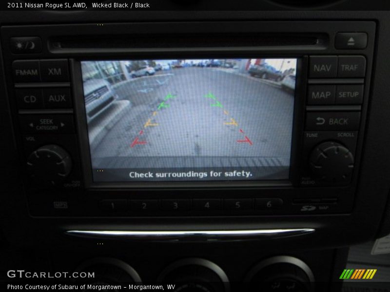 Wicked Black / Black 2011 Nissan Rogue SL AWD