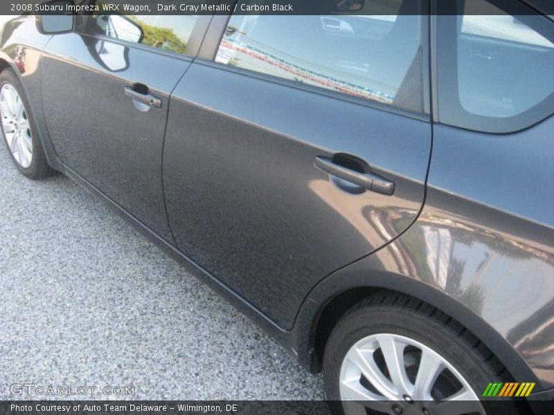 Dark Gray Metallic / Carbon Black 2008 Subaru Impreza WRX Wagon