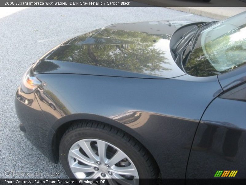 Dark Gray Metallic / Carbon Black 2008 Subaru Impreza WRX Wagon