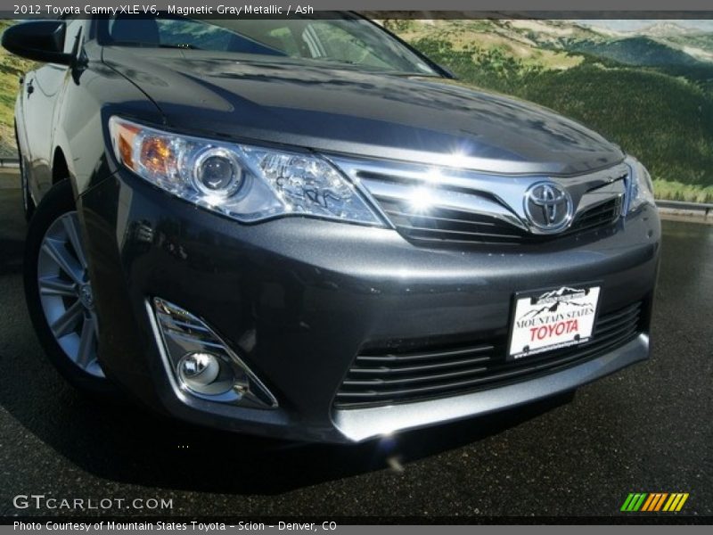 Magnetic Gray Metallic / Ash 2012 Toyota Camry XLE V6