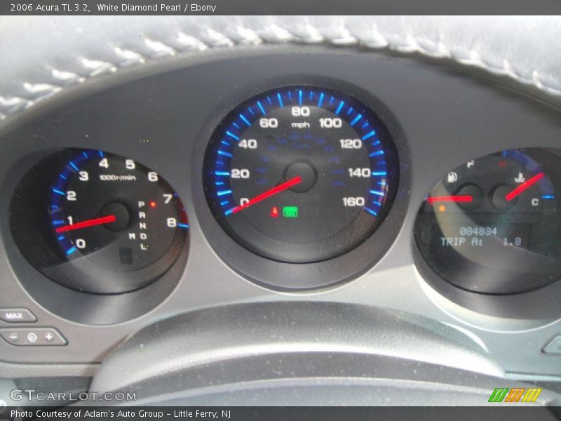 White Diamond Pearl / Ebony 2006 Acura TL 3.2