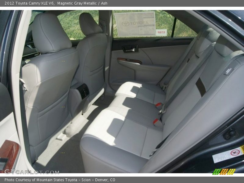 Magnetic Gray Metallic / Ash 2012 Toyota Camry XLE V6