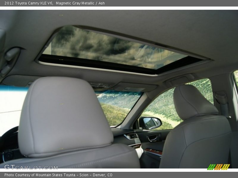 Magnetic Gray Metallic / Ash 2012 Toyota Camry XLE V6