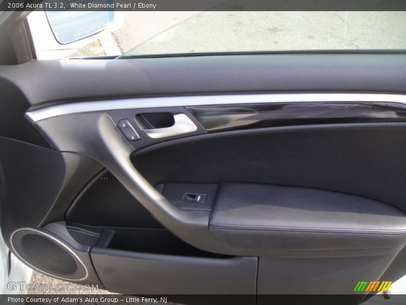 White Diamond Pearl / Ebony 2006 Acura TL 3.2
