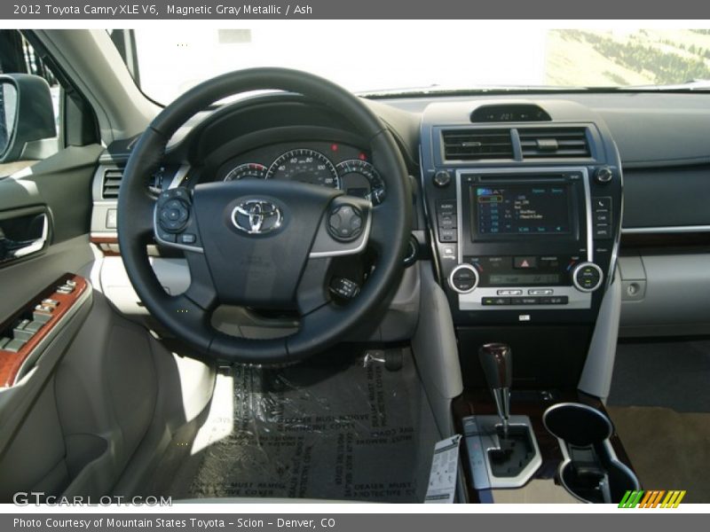 Magnetic Gray Metallic / Ash 2012 Toyota Camry XLE V6