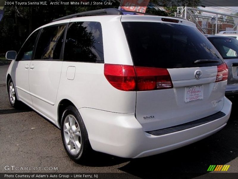 Arctic Frost White Pearl / Stone Gray 2004 Toyota Sienna XLE