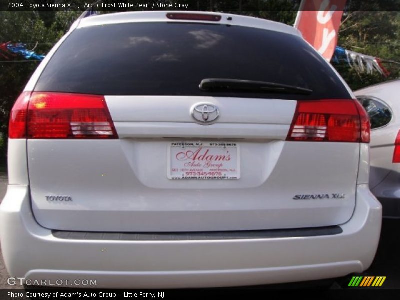 Arctic Frost White Pearl / Stone Gray 2004 Toyota Sienna XLE