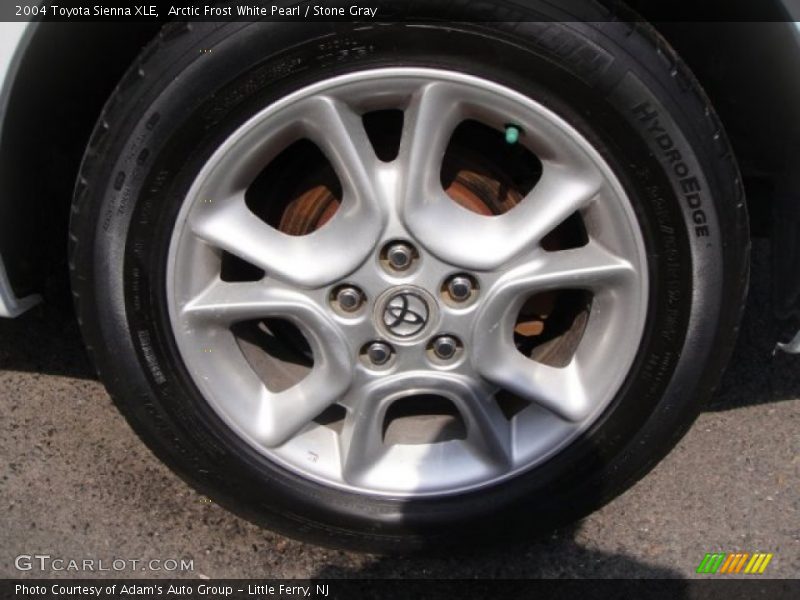 Arctic Frost White Pearl / Stone Gray 2004 Toyota Sienna XLE