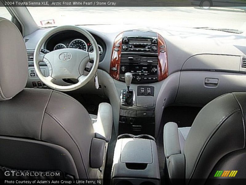 Arctic Frost White Pearl / Stone Gray 2004 Toyota Sienna XLE